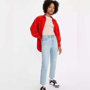 Levi's Wedgie Straight Ankle Women's Jeans Size 25